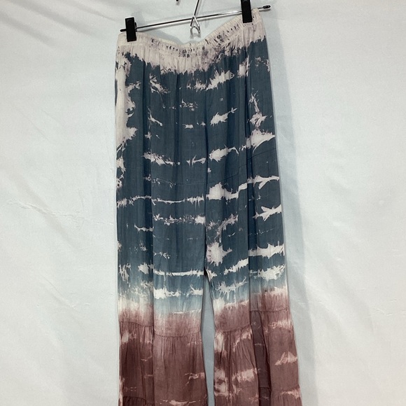 NWT Yak&Yeti large Tie-Dye Flare Pants - Picture 4 of 13